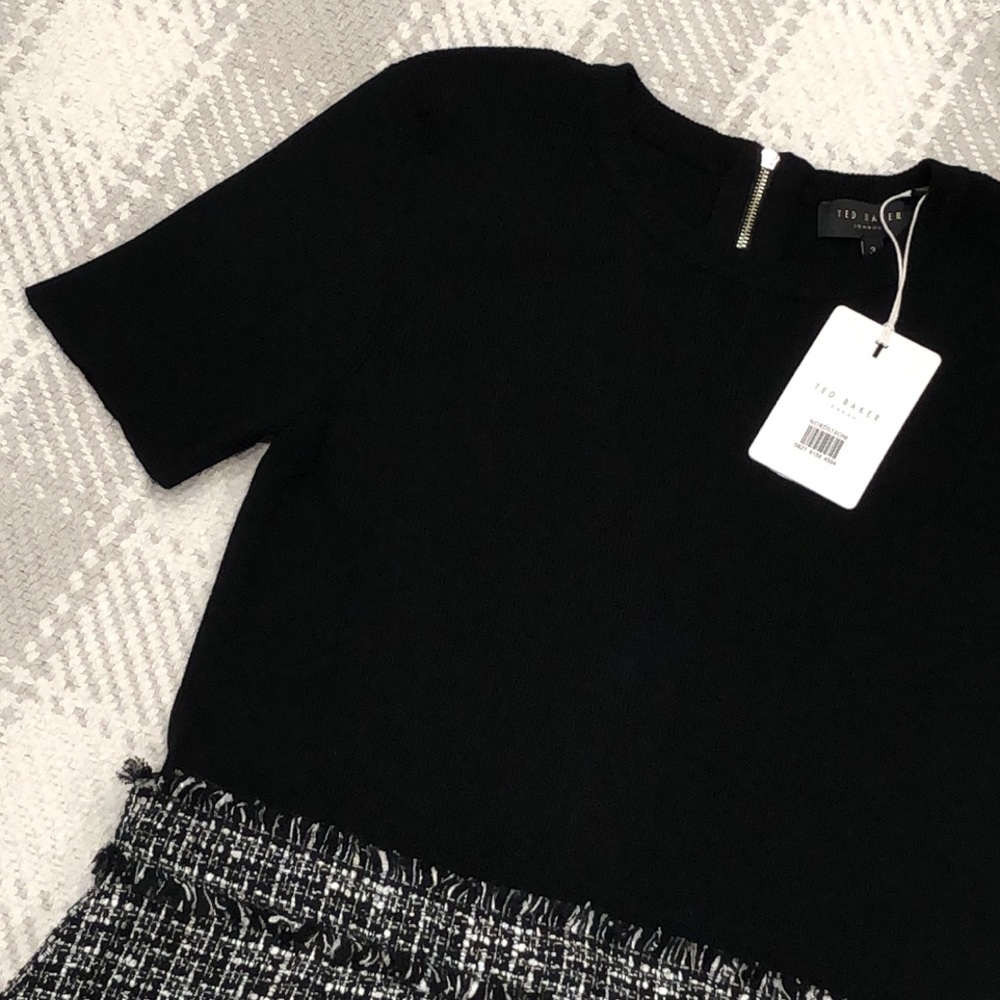 Ted Baker London Black and White Dress - Picture 6 of 13